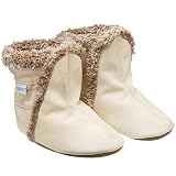 Robeez Soft Sole Cream Booties