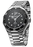 Baume & Mercier MOAO8778 Riviera Black Dial Stainless Steel Men's Automatic Watch
