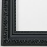 Review The Rusty Roof  / Scrolled Black Picture Frame - New - Solid Wood, 16x20