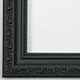 Scrolled Black Picture Frame - New - Solid Wood, 11x14