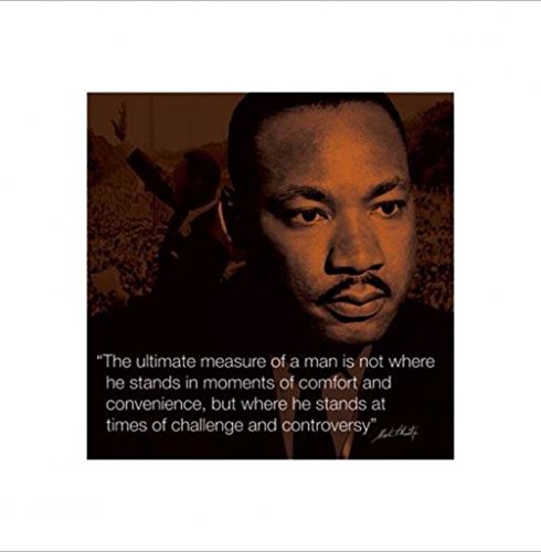 1 X Martin Luther King Jr. - Art Print / Poster (Quote: 