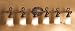 Kichler Larissa Six Light Wall Sconce Bath Light