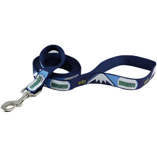 Denver Nuggets 6' Navy Blue-Light Blue Dog Leash