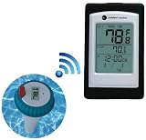 Ambient Weather WS-PF11 Wireless Pool and Spa Thermometer with Remote Sensor