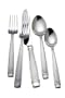 R+B Everyday Durham Matte 18/0  Stainless Steel 45 Piece Flatware Set, Service for 8