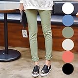 マタニティウェアマタニティカラーパンツ SOB5115 M KHAKI(カーキ)