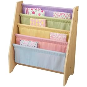 Biblioth�que � compartiments - Pastel