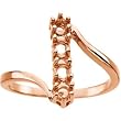 14K Rose Gold Mother's Ring - 4 Gemstone -- YOU CHOOSE THE COLORS!
