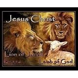 Lion & Lamb Revelation 5:5-6 Tapestry Throw Blanket