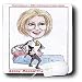 Londons Times Funny Panel Hollywood Cartoons - Jenny Mooocarthy - Mouse Pads