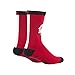NHL Chicago Blackhawks '47 Brand Bolt Team Color Crew Socks, Large (Men's 9-13 / Women's 10-12), 1-Pack