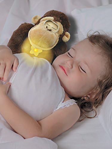 Wunders Gordon the Gorilla - Sleeptrainer and Nightlight, Brown/Tan by Wunders