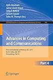 Advances in computing and communications : first international conference, ACC 2011 : Kochi, India, July 22-24, 2011 : proceedings