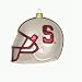 Stanford Cardinal NCAA Glass Football Helmet Ornament (3)