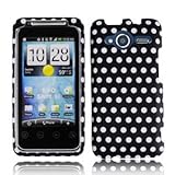 For Sprint HTC EVO Shift 4g Accessory - Polka Dots Design Hard Protective C ....