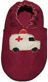 Tibet PLATEAU soft soled infant leather baby shoes SUEDE ambulance red