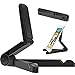 iPad Stand, Folding Tablet Stand, Portable Mini iPad Stand Adjustable Tablet Stands and Holders for 7-10 inch pad, E-Readers, Smartphones, iPhone, iPad Air , Samsung Galaxy Tab, Kindle Fire (Black)