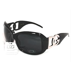 Click here to buy SUNGLASSES DG EYEWEAR BLACK FRAME SMOKE LENS 26163.