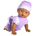 Little Mommy Real Loving Baby Scoot So Cute Doll - African American (Purple)