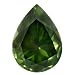 0.48 Ct Pine Green Color Pear Cut Loose Diamond