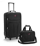 41YfWfoezRL. SL160  Susan G. Komen Support Collection 2 Piece Carry On Luggage Set