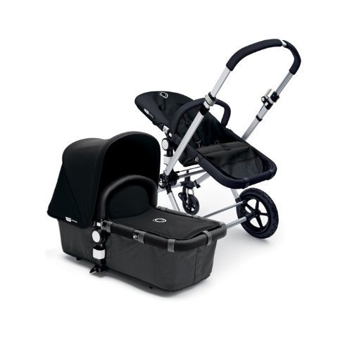 Bugaboo Cameleon Stroller - Dark Grey Base/Black Canvas Tailored Fabric Set