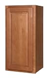 Timberpro 15-Inch Wide by 30-Inch High, Factory Assembled - Ready to Install All Wood Kitchen Cabinet, Westport Cinnamon Maple W1530L-WCN