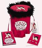 Betty Boop Stationery Set - Lady in Red - Round Box Set