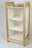 from Bodilsen 3 Tier Hanging Shelf Storage Unit. (Natural Pine)