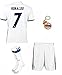 2016/2017 Real Madrid Home #7 Ronaldo Kids Soccer Jersey Shorts Socks