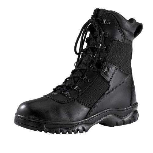 Rothco Forced Entry 5052 Black Tactical Waterproof Boots for Police, EMS Size 14