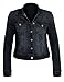 Women's Button Down Long Sleeve Casual Plus Size Classic Outerwear Denim Jacket