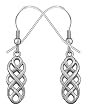 Celtic Unity Knot Earrings - 316L Stainless Steel - 0.875'' Height Celtic Unity Knot Earrings - 316L Stainless Steel - 0.875'' Height