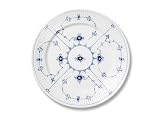 BLUE FLUTED PLAIN B and B PLATE PS