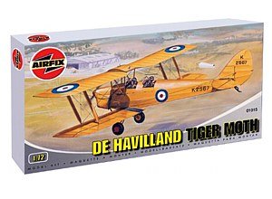 Childrens Toyshop  Toys : Airfix D H Tiger Moth - Series 1 (1:72 Scale)