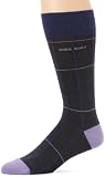 HUGO BOSS Mens Grid Pattern Dress Sock