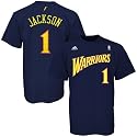 adidas Golden State Warriors #1 Stephen Jackson Navy Blue Player T-shirt