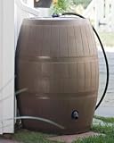 Deluxe Rain Barrel, Brown