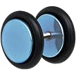 0 Gauge Light Blue Titanium Cheater Plug