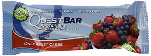 Quest Bar Mixed Berry Bliss - Box of 12 (25.44 oz each, 2 Pack)