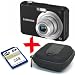 eHome Bundle: Samsung ES9 Digital Camera +2GB +Case (Samsung ES9 black, 12MP, 4xOptical Zoom 2.4" LCD)