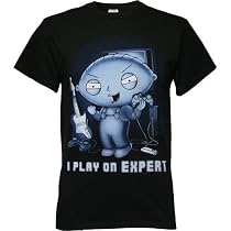 Family Guy Stewie I Play On Expert Men's T-Shirt