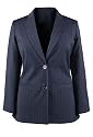 Avenue Plus Size Tailored Pinstripe Blazer