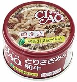 チャオ とりささみ&和牛 85g