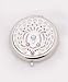 Swarovski Elements Round Compact Makeup Magnifying Mirror With Free Shipping