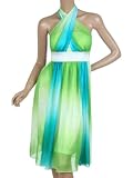 Ever Pretty Halter Colorful Printed Cocktail Dress 03056