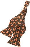 Tennessee Bow Tie - University of Tennessee Black Hand-Tied Bow Tie with Power T Logo