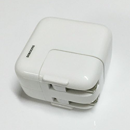 DIBOONS® 12w (Power Adapter) Usb Ac Home Wall Charger for Apple Iphone and Ipad 2.4a 5.1v - Faster Charging Than 10w Compact