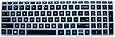 CaseBuy Semi-Black High Quality Ultra Thin Soft Silicone Gel Keyboard Protector Cover Skin for HP Pavilion ENVY 15 series / ENVY m6-k*** 17-j*** 17t-j*** 17-e*** m7-j*** series Us Layout (Please DOUBLE CHECK Your Model) - Retail Packaging