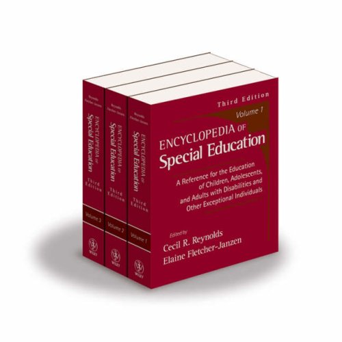 Encyclopedia of Special Education: 3 Volume Set